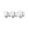 Z-Lite Beckett 3 Light Vanity, Chrome And Clear Seedy 492-3V-CH - alternate 1